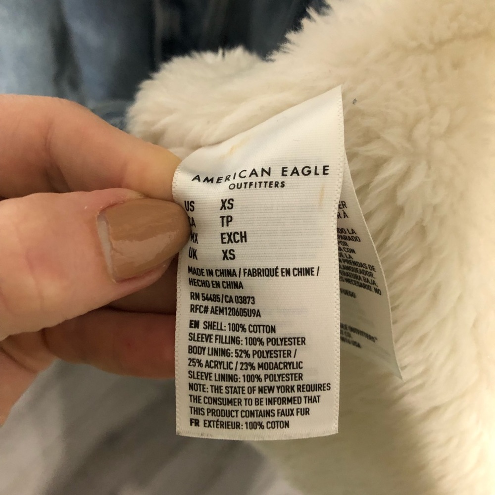Faux Fur Lined Jean Jacket from American Eagle - Picture 5 of 15